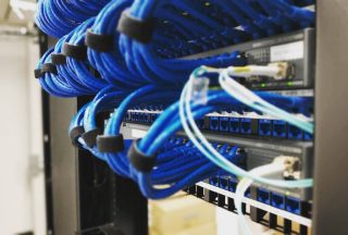 Cabling Ottawa ensures your rack will be clean and easy to use. Just look at this final product. #cablingottawa #patchpanel #cat6 #utpcabling #structuredcabling